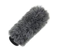 Générique Pare-Brise de Microphone avancé pour NTG3, ME66, Silk Gray | Pare-brise en fourrure synthétique pour utilisation en studio et sur le terrain, protection efficace contre