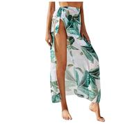 Générique Pareo De Plage Jupe Maillot Bain Femme Robe Tahitienne Legere Été Fluide Tenue Ete Kaftan Chemise Longue Crochet Portefeuille Kimono Boheme Noir Transparent pour Tunique Sarong