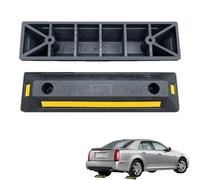 Générique Parking Wheel Stop - Rubber Tire Block for Garage | Rubber and PP Material with Professional Grade Build, Compact Size Design, Effective Use for Cars, Trucks, Buses and Trailers Rvs