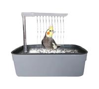 Générique Parrot Bathtub - Bird Bathtub | Electric USB Bird Bath Made of Robust ABS Material, Tool-Free Assembly & Time-Saving Design, Perfect for Daily Care of Pets & Breeders