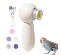 Générique Parrot Beak Trimmer, Electric Bird Nail Grinder, Gentle Grooming Tool 6 Grinding Heads, Type C Rechargeable for Parrots, Budgerigars, Hamsters, Small Pets, 3.15x1.97 inches, 170g