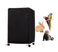 Générique Parrot Bird Cage Cover - Waterproof Breathable Cage Shield for Pet Birds | Soft Lightweight Fabric with Privacy Control Design, Large Protective Wrap, Suitable for Indoor Outdoor Home Use