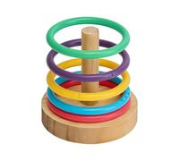 Générique Parrot Enrichment Toys - Ring Puzzle Bird Intelligence Trainer, Interactive Educational Game | Mental Stimulating Foraging Tool, Colorful Desktop Activity for Parakeet