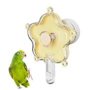 Générique Parrot Foraging Toys - 4.72x3.5x1.97 inch Rotating Slow Feeder for Mental Stimulation, Behavior Training with Exercise Function, Bird Flower Toy for Cage Enrichment Home Alone Time, 60g Use