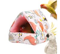Générique Parrot House Cushion - Warm Bird Bed, Plush Hideaway Sleeping Nest Shelter, Soft Avian Resting Space | Comfortable Insulated Cushion Home for Lovebirds Parakeet Small Medium Birds