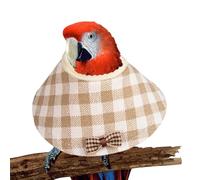 Générique Parrot Neck Collar - Adjustable Recovery, Cone Tool Soft Breathable Safety Neck Guard Plucking Protection | Quaker Monk Parakeets Sun Conures for Cockatiels Lovebirds