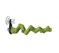 Générique Parrot Perch - Resin | Spiral Bird Play Stand with Suction Cup
