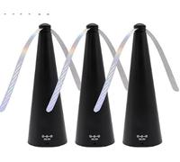 Générique Parts Table Fly Fans - Portable USB Rechargeable Table Fan, Silent Mosquito Repellent Fans, Keep Flies And Insects Away From Your Food (Noir)