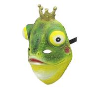 Générique Party Cosplay Masque, Frog Animal Costume Mask Role Play and Theme Events, Lightweight Props for Stage Performance Carnival Parties Photography, Kids Adult Dress-Up Use 10.63x9.45in