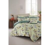Générique Parure de Draps imprimé 4 Pièces 2 Places 140 x 190 cm - 1 Drap Plat + 1 Drap Housse + 2 Taies 65 x 65 cm - 100% Coton 57 Fils/cm² - Premium, Douceur & Confort (MAZA)