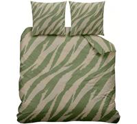 Générique Parure de Lit 200x200 Rayure Zèbre 2 Personnes Réversible | Housse de Couette Animal Safari Ensemble Literie 3 Pièces avec 2 Taies d'oreille,Fermeture Éclair,Microfibre 1H205