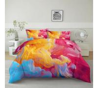 Générique Parure de Lit Fumée Tourbillonnante Abstraite 90 x 200 cm Housse de Couette en Microfibre, Ensemble de Literie pour Filles Garçon Ado, Couleur Imprimé Housse de Couette