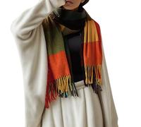 Générique Pashmina Châle Écharpe Femme - Polaire Cache-Cou col Nez Douces Wrap pour Autum et Hiver Couleur Unie Écharpe Chaud Double Polaire Chaud Chaude Décontracté pour Le Ski Moto Vélo