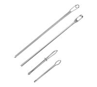 Générique Passe-Cordon Ressort Métallique Flexible DIY pour Tirer Lacets