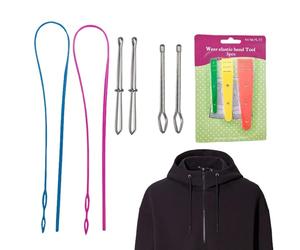 Générique Passe-Fil pour Cordon De Capuche | Enfileur De Cordon De Serrage | Kit Boucle,pour Création de Sweats à Capuche Broderie Débutants Tailleurs Loisirs à la Maison Collège