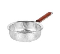 Générique Passoire de Cuisine à Mailles Fines En Acier Inoxydable avec Poignée Ergonomique et Structure Sans Soudure, Idéale pour La Cuisine, 18cmx5.5cm