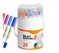 Générique Pastels à l'Huile Doux 24 Couleurs Lavable et