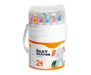 Générique Pastels à l'huile pour - 24 couleurs, lavables et Ensemble de marqueurs pastel extensibles | Stylos de peinture non toxiques pour garçons filles, école à domicile, salle de classe, vo