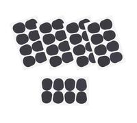 Générique Patch Noir Ovale pour Embouchure de Clarinette et Saxophone, Silicone Adhésif, Protection Confortable Adhérence, Lot de 40 Pièces pour Débutants