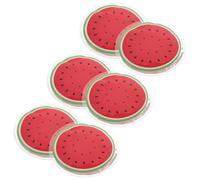 Générique Patchs Yeux Rafraîchissants Réutilisables 6pcs en Pvc pour Visage et Yeux Compresse de Glace Facile à Utiliser, Masque Oculaire Froid pour Soulagement