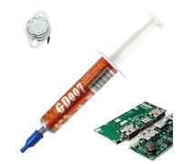 Générique Pâte Thermique pour Dissipateur - Pâte Conductrice pour Processeurs,Graisse Conductrice Silicone en Tube Seringue pour Composants Électroniques Maison CPU Imprimante