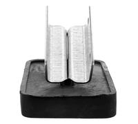 Générique Patins de Protection en Caoutchouc Épais pour Pieds d'Échelle Télescopique, Accessoires Antidérapants pour Échelle Aluminium, Adaptés aux Surfaces Multiples Intérieures et