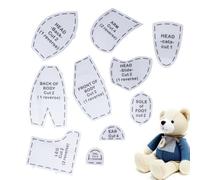 Générique Patrons d'ours en Mémoire pour la Pochoir Mignon De