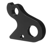 Générique Patte de Dérailleur Arrière Accessoire Compact en Aluminium Noir Protégeant Le Cadre des Dommages pour Vélo de Montagne