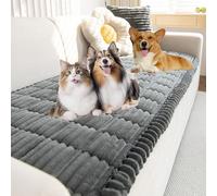 Générique Pawcart Couch Cover, Paw Lounge Plush Pet Couch Cover, Non Slip Fuzzy Pet Couchs Covers for Sofa, Ultra-Soft Non-Slip Sofa Protector for Room Or Bedroom (Dark Grey,31 * 31 in)