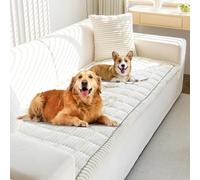 Générique Pawcart Couch Cover, PawLounge Plush Couch Cover, Ultra-Soft Fluffy Plush Sofa Protector, Non-Slip Washable Couches Covers for Pets for Home,Dogs and Cats (White,70 * 70cm/28 * 28in)