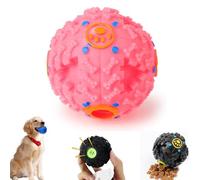 Générique Pawcia Giggle Sound Dog Ball, Pawcia Giggle Sound Dog Ball, Dog Giggle Ball, Pawcia Ball, Pawcia Dog Ball, Pawcia Giggle Dog Ball for Aggressive Chewers, Food Dispenser (S(2.95in),Pink)