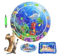 Générique Pawmingle Cat Waterbed, Water Squishy Mat Toy for Cats, Ocean Breeze Splashland, Sensory Play Mat for , Toy Interactive (#29-95cm/37.4in)