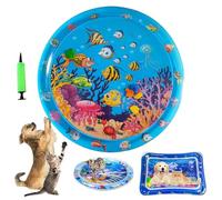 Générique Pawmingle Cat Waterbed, Water Squishy Mat Toy for Cats, Ocean Breeze Splashland, Sensory Play Mat for , Toy Interactive (#28-95cm/37.4in)