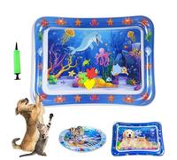 Générique Pawmingle Cat Waterbed, Water Squishy Mat Toy for Cats, Ocean Breeze Splashland, Sensory Play Mat for , Toy Interactive (#13-66cm*47cm/25.9 * 18.5in)