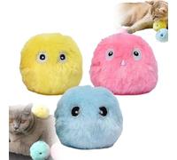 Générique PawParadise FluffyBall, PawParadise Fluffy Ball, 3 Pack Paw Paradise Cat Toy, Soft Interactive Plush Toys Balls, Automatic Sound, Kitten for Indoor Dog Kitty Kitten Puppy Exercise