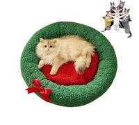 Générique Pawsmas Christmas Tree Triangle Cat Cave Bed,Removable and Washable Winter Closed-Off Cat Bed,Soft Comfortable House Tent for Cats Dogs,Suitable for Cats to Sleep,Nap,Hide and Play (A-L)