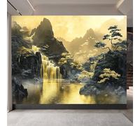 Générique Paysage Papier Peint Photo 500x280 cm, 3D Paysage Papier Peint Intissé, Salle de Séjour Matte Poster Geant Murale, Papiers Peints Chambre, Pas de Support Adhésif