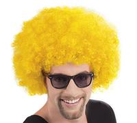 Générique - Pe410/Jaune - Perruque Afro Jaune 135 GR - Taille Unique
