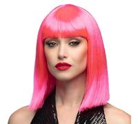Générique - Pe735/Rose - Perruque Dance Rose Fluo - Taille Unique