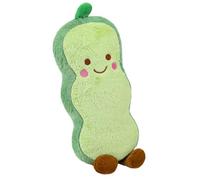 Générique Pea Plush - 10.24inch Pea Plush Toy Cartoon Cute Soft Home Decor, Peaa Pod Pillow Toy for Thanksgiving New Year Reading Sitting Sleeping Massage Game Sofa TV Chair Couch Floor Desk Lounge