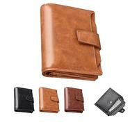 Générique Peachloft Wallet, Peachloft Mens Wallet, Theft Coin Purse, Two-Fold Large Capacity with Multiple Card Slots (Brown)