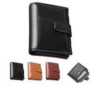 Générique Peachloft Wallet, Peachloft Mens Wallet, Theft Coin Purse, Two-Fold Large Capacity with Multiple Card Slots (Black)