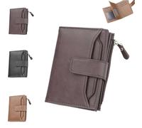 Générique Peachloft Wallet, Peachloft Mens Wallet, Two-Fold Large Capacity, PU Leather Multi-Card Holder Anti-Theft Wallets for Men(Coffee)