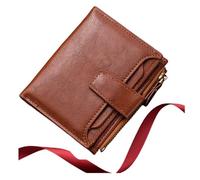 Générique Peachloft Wallet - Premium Peachloft Wallet, Men's Blocking Bifold Wallets, PU Leather Slim Multi-Card Holder with Anti-Theft Protection & Zipper Coin Pocket(Brown)