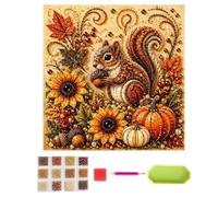 Générique Pearl Art Kit | 5D Fall Theme DIY Handmade Gems Painting Set | 5D Fall Theme DIY Handmade Gems Painting Set - 180g Holiday Wall Decor and Festive Craft Gift for Women and Mothers
