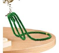 Générique Pearl Necklace Wine Rack, Gemstone-Shaped Stand for Single Red Wine Bottle, Made of Iron and Resin, Creative Novelty for Bar and Home Decoration, for Stylish Display, 10.63x6.69x6.69 inches