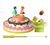 Générique Pêche pour - Gâteau Rotatif électrique Musical activités éducatives - Jeu de pêche sur Plateau,pour Pratique Reconnaissance, Interaction Parent-Enfant, préscolaire,