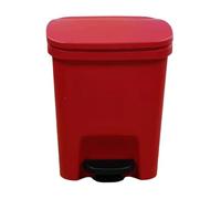 Générique Pédal Bin - Slim Rectangular Trash Can | Bac déchets fermeture doux durable | Clip couvercle ménage silencieux effort | Poubelle poussière odeur pour les bureaux, cuisine, u