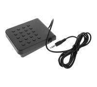 Générique Pédale de Sustain Transmission Sonore pour Piano Électronique Noir Prise 3,5 Mm, Robuste en Abs et Métal Style Simple et Élégant pour Clavier Numérique