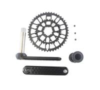 Générique Pédalier, Compatible avec CRUZbike, vélo de Route Double Plateau | Manivelle 155-170 mm, 46-30/48-32T, 9-12 vitesses, avec pédalier